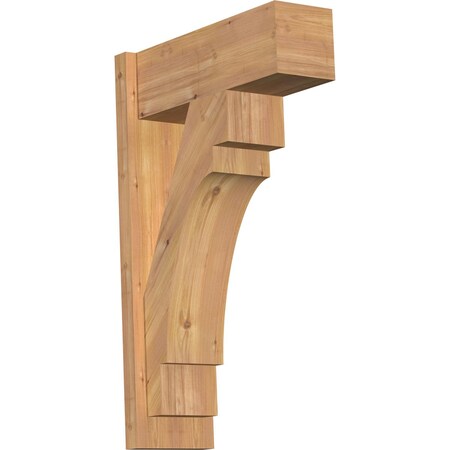 Ekena Millwork Merced Block Smooth Outlooker, Western Red Cedar, 7 1/2"W x 20"D x 32"H OUT08X20X32MRC05SWR